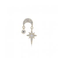 Boucle d'oreilles unique Kurshuni Femme in Argent Zirconia KX193-300SP - KX193-300SP